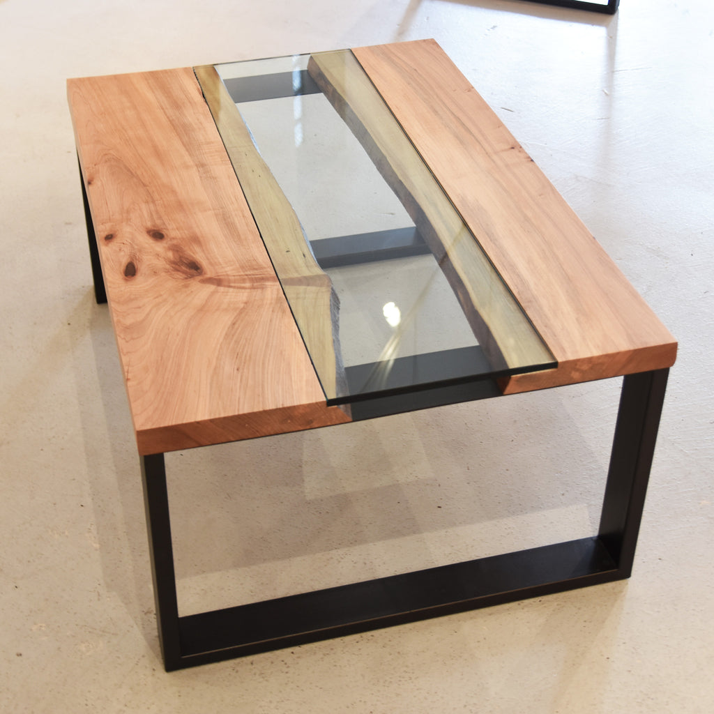 This handcrafted coffee table will be the conversation starter for your living room, bedroom or office