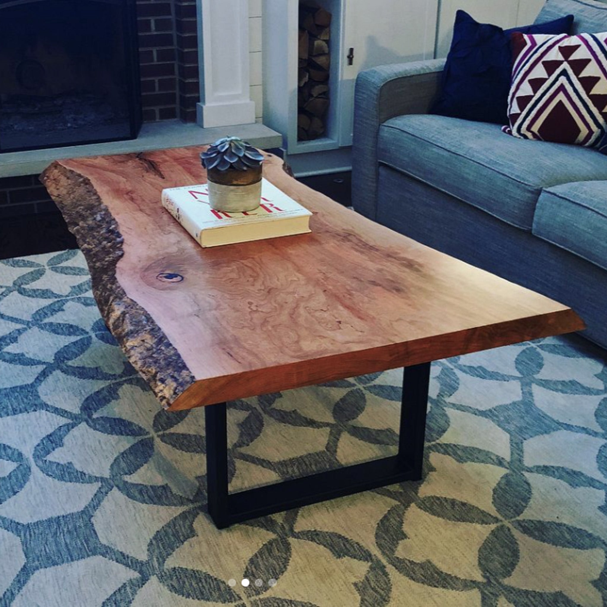 Live Edge Cherry Wood Coffee Tables Coffee Table Live Edge Cherry