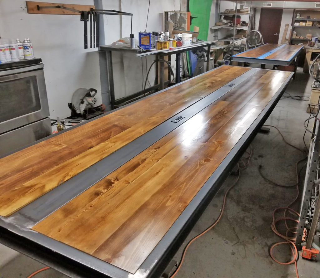 Metal Fox Table Industrial Style Fox Table No. 556 – Wood Metal & Beyond
