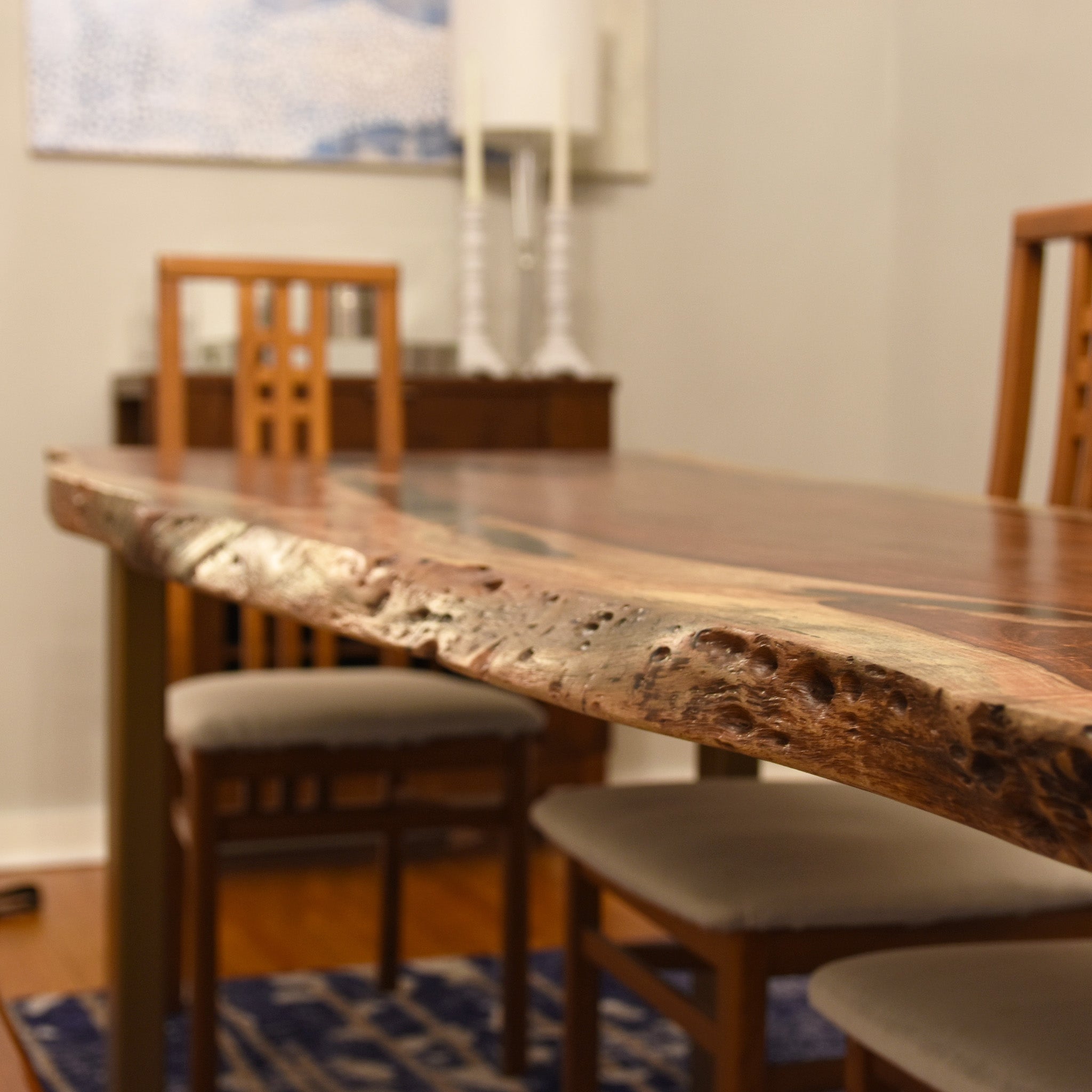 Single Rode On Table Rosewood Single Slab Table No. 111 – Wood Metal & Beyond